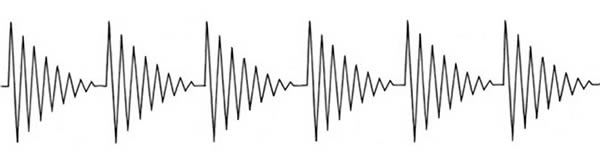 Dr. Rife's Damped Waveform